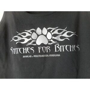 Stitches for Bitches Unisex Biker TANK BEATER Sz XL